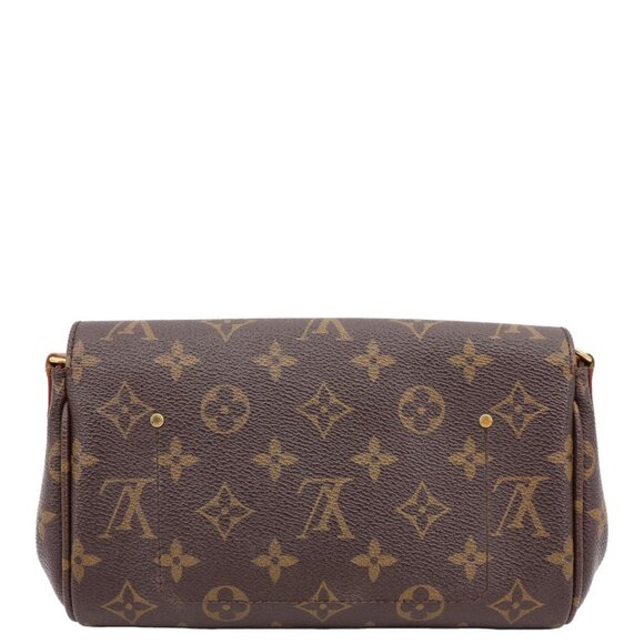 Louis Vuitton  Favorite PM Monogram Canvas Shoulder Bag Brown - Picture 4 of 16